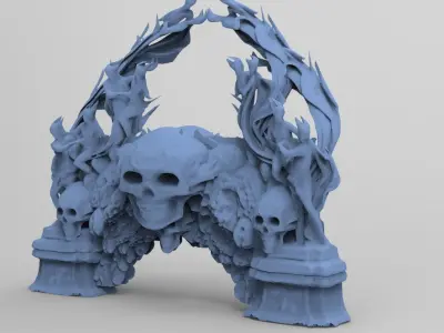 Catacombs of France gateway 2 3D model