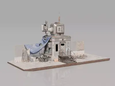 Neighborhood House Building 8 3D model