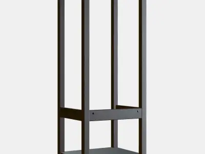 IDANAS Open wardrobe 3D model