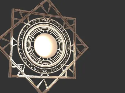 Dr Strange Influenced Magic pattern 8 3D model