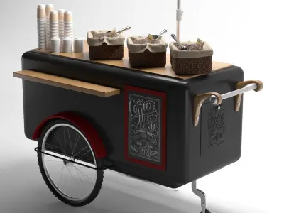 coffee bike 3D model
