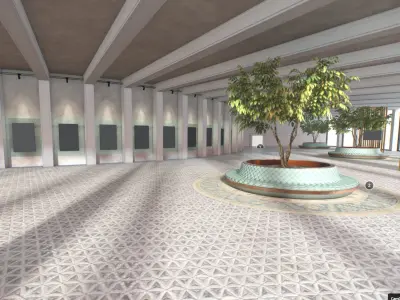 Virtual-Reality ART Gallery The Sun 2023 3D model