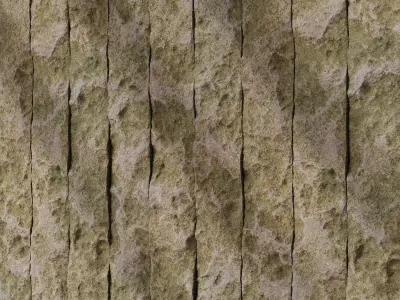 Natural Split Face Travertine 04 - Seamless Texture