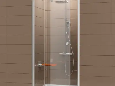 Shower doors Ravak Pivot 3D model