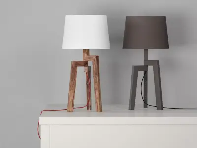 Stilt Floor and Table Lamps 3D model