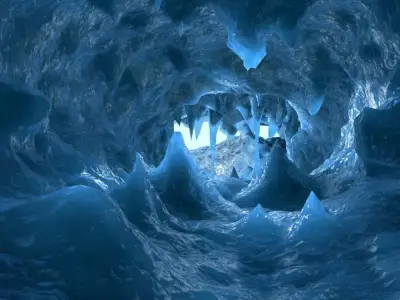 Ice Cave 3D model