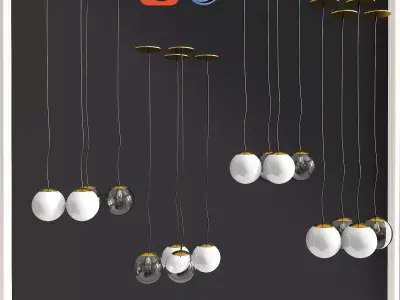 Stem Ceiling Light 3D model