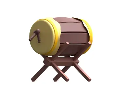 mosque drum 3D model