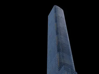 50 West Street - NYC Low-poly 3D model