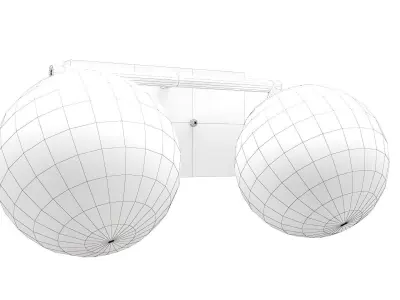 Mod 2-light Bath Vanity Wall Light P2854 3D model