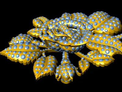 Rose pendant 3D print model