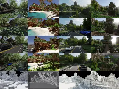 Exterior Landscape pack collection