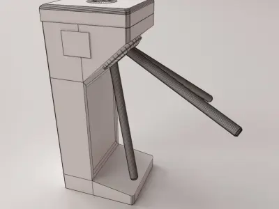 Tripod Turnstile 3D model