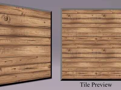 Cartoon Wood Textures Pack 28 - 10x PNG  Texture