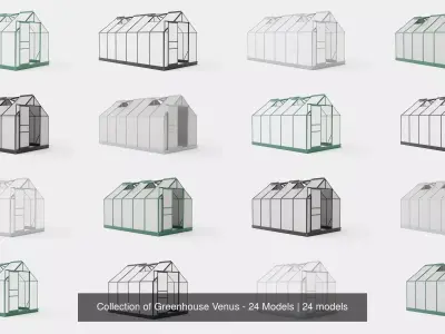 Collection of Greenhouse Venus - 24 Models 3D Model Pack