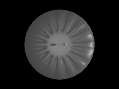 Outdoor Trash Can 3D model