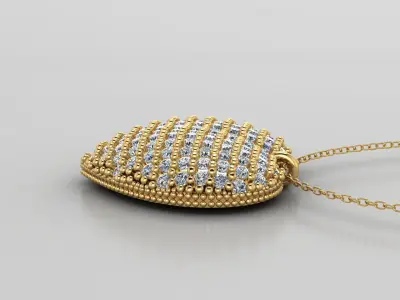 Pendant P059 3D Print Model 3D print model