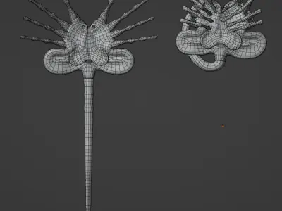 Facehugger Pbr Low-poly 3D model
