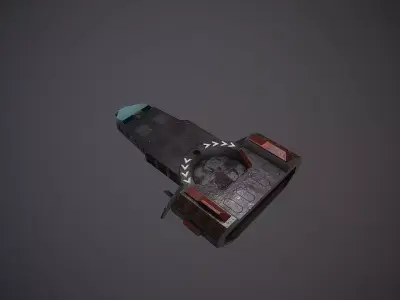 Spaceship mini transporter vol2 3D model