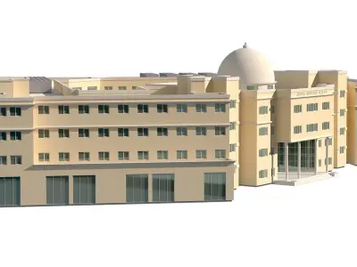 JSS International School Dubai Jumeirah Village 3D model