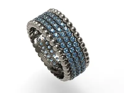 Three way eternal Ring 3D print model