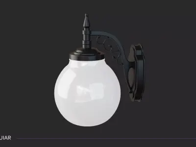 Wall Lights Wall Sconces Low-poly 3D model