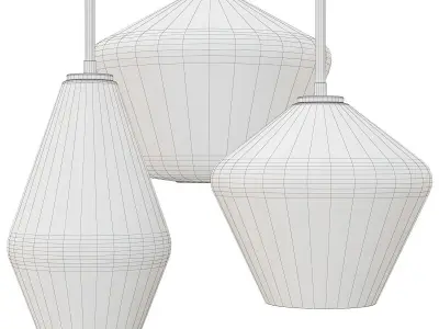 Pendant Light Glass Simplelighting Pendantceiling 3D model