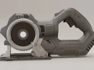 Reciprocating Saw 3D model