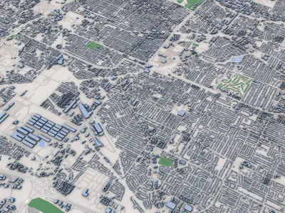 Memphis City Tennessee 3D model