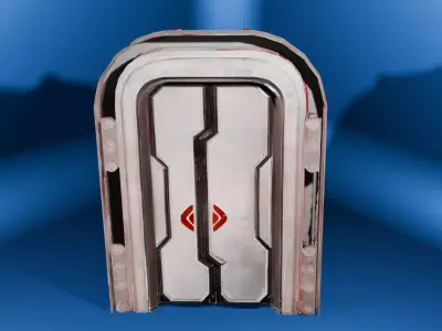 Quantum Rift Door Low-poly 3D model