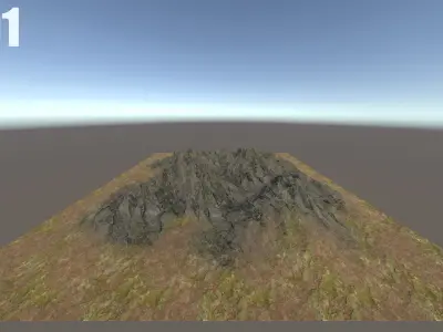 Highlands Terrain Unity Game Ready 3D model