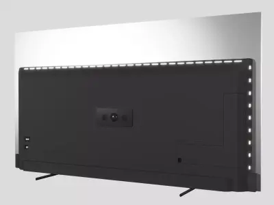 TV Low Poly Ambilight 55 inches Low-poly 3D model