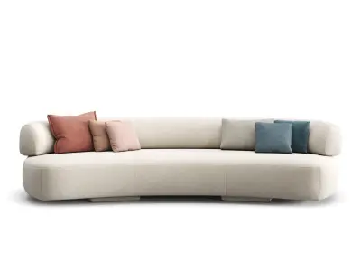 Gogan 3 Seater Sofa 3D model