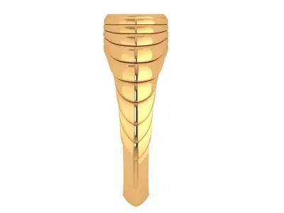 Marquise Diamond Gents Ring 3D print model