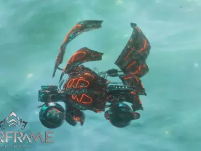 Warframe empyrean concept spaceship 3D MODEL 3D model