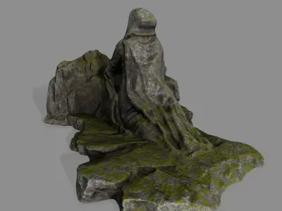 Jesus lord of rings Low-poly 3D model