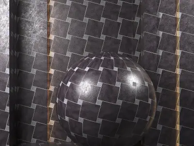 4K Floor Tile Textures - Premium PBR - 4 Patterns - Floor Tiles Texture