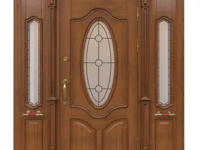 Entrance classic door 31 3D model