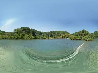 HDRI Ocean Panoramas Low-poly 3D model
