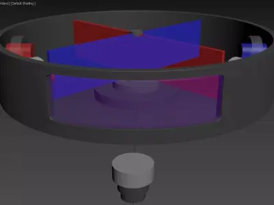 Stereoscopic 3D Display - Stereoscope - Concept 3D model
