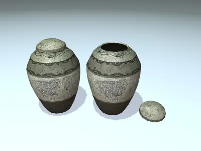 Container pack 3D model
