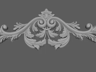dekor ornament 3D model 187