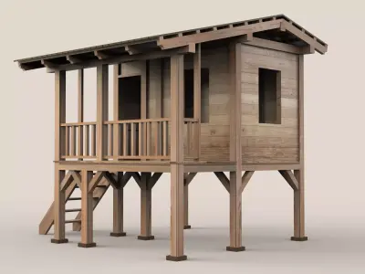 Childrens Playhouse 3D model