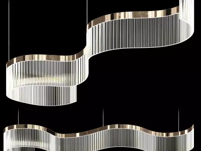 Lampatron DANELIUS LONG pendant light 3D model