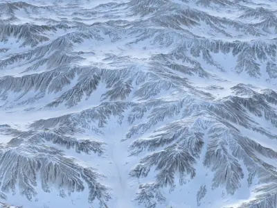 Landscape 93 Low-poly 3D model