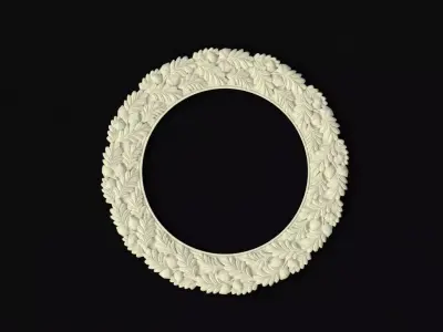 mirror circle 3D model