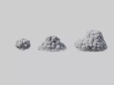 Clouds cloud 3D model