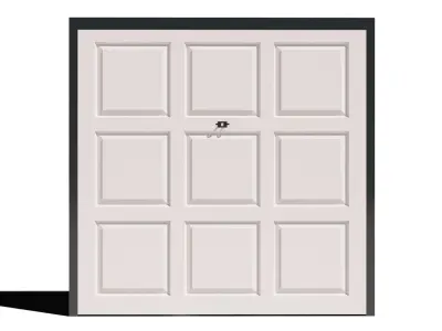 Garage Door 04 3D model
