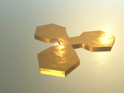 Ripple logo 3D model