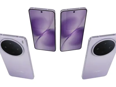 Vivo X200s Light purple 3D model